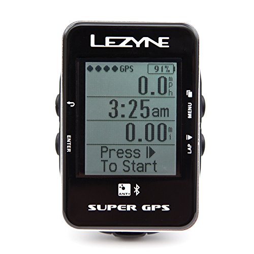 LEZYNE Computer Super GPS, Negro, 1 de GPS de spr-69 V106