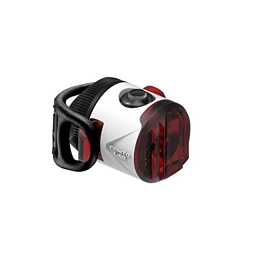 Lezyne Femto - Luz Trasera para Bicicleta o Bicicleta de montaña LED Recargable USB, Unisex, Color Blanco, Talla única