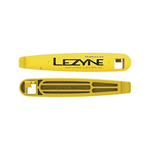 Lezyne Power XL Tubeles Desmontador de neumáticos, Unisex Adulto, Amarillo, 148mm