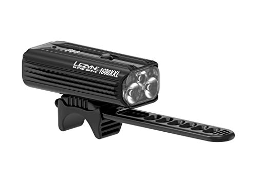 Lezyne Super Drive 1600 - Iluminación para Bicicleta o Bicicleta (LED, Recargable, USB, Unisex, Talla del Fabricante: t.One sizeque)