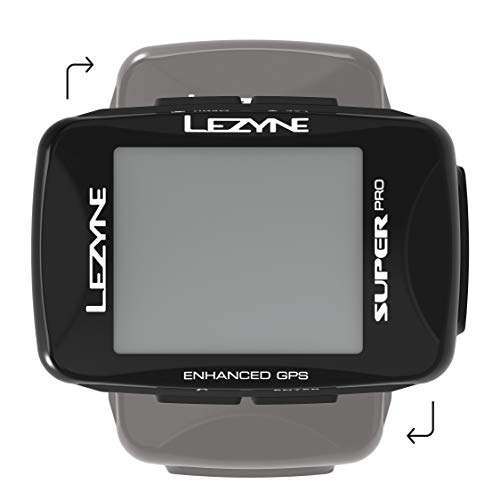 LEZYNE Super Pro Contador GPS Bicicleta, Unisex Adulto, Negro, FR : Taille Unique (Taille Fabricant : t.One sizeque)