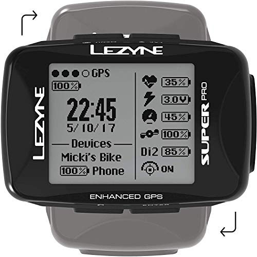 LEZYNE Super Pro GPS Negro Smart Loaded