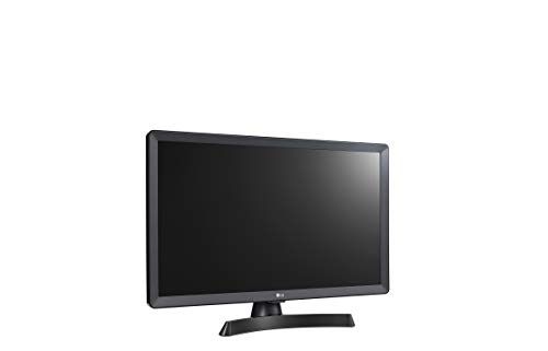 LG 24TL510S-PZ - Monitor Smart TV de 61cm (24") con pantalla LED HD (1366x768, 16:9, DVB-T2/C/S2, WiFi, Miracast, 10 W, 2xHDMI 1.4, 1xUSB 2.0, Óptica) Color Negro
