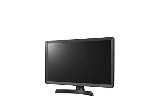 LG 24TL510S-PZ - Monitor Smart TV de 61cm (24") con pantalla LED HD (1366x768, 16:9, DVB-T2/C/S2, WiFi, Miracast, 10 W, 2xHDMI 1.4, 1xUSB 2.0, Óptica) Color Negro