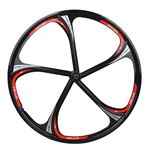 LHHL MTB Juego Ruedas Aleación Magnesio 26" Llantas Doble Pared Rueda Bicicleta Montaña Centro Tarjetas Rodamiento Sellado Freno Disco 8-10 Velocidades