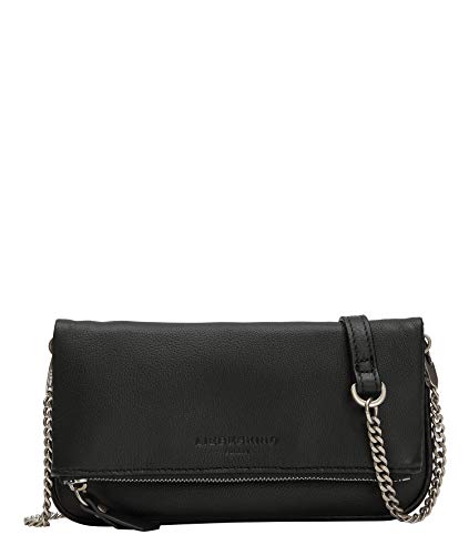 Liebeskind Berlin Aloe, Bandolera para Mujer, Negro – 9999, Extra Small (HxBxT 11.0 cm x 19.0 cm x 2.5cm)