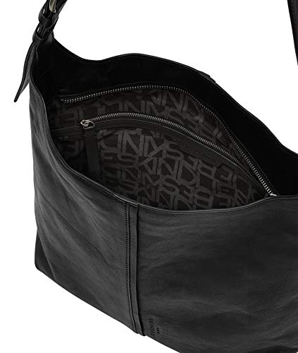 Liebeskind Berlin Demi, Hobo Mujer, Negro – 9999, Medium (HxBxT 31.0 cm x 30.0 cm x 11.0cm)