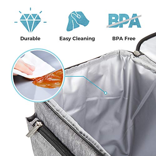 Lifewit Mochila Termica Bolsa de Compra Reutilizable Porta Alimentos de Refrigeración Aislado Resistente al Agua Portátil Mochila de Refrigeración Suave para la Playa/Picnic / Día de Campo/Barbacoa