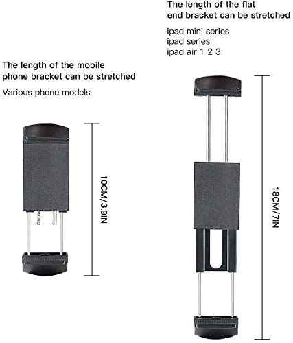 Linghuang Soporte de Tableta de Teléfono Móvil Plegable para DJI Mavic Mini 2/ Mavic Air 2/ Mavic Air 2S/ Mavic 2 Pro/ Zoom/ Spark/ EVO 2/ FIMI X8SE 2020 Control Remoto Soporte Extensor Montaje