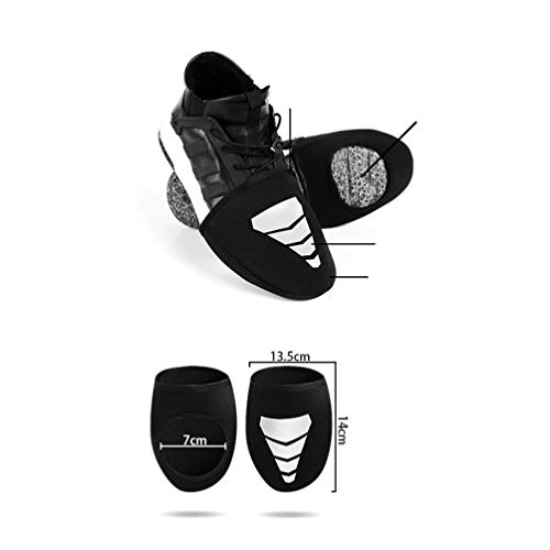 LIOOBO 1 par de Medias Zapatillas de Ciclismo Cubren Las Zapatillas Impermeables con Puntera con cubreobjetos Reflectantes para Montar en Bicicleta