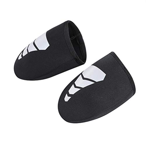 LIOOBO 1 par de Medias Zapatillas de Ciclismo Cubren Las Zapatillas Impermeables con Puntera con cubreobjetos Reflectantes para Montar en Bicicleta