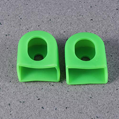 LIOOBO 8pcs Protectores bielas bielas para Bicicleta de montaña Bicicleta de Carretera MTB Verde