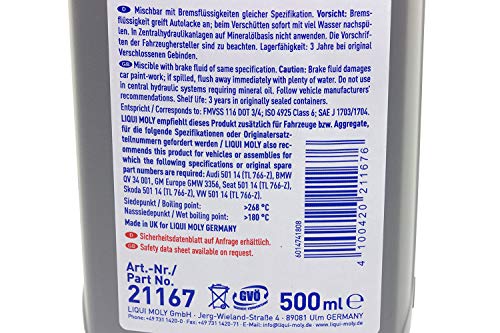 Liqui Moly SL6 Dot 4 21167 Bremsflüssigkeit 500ml