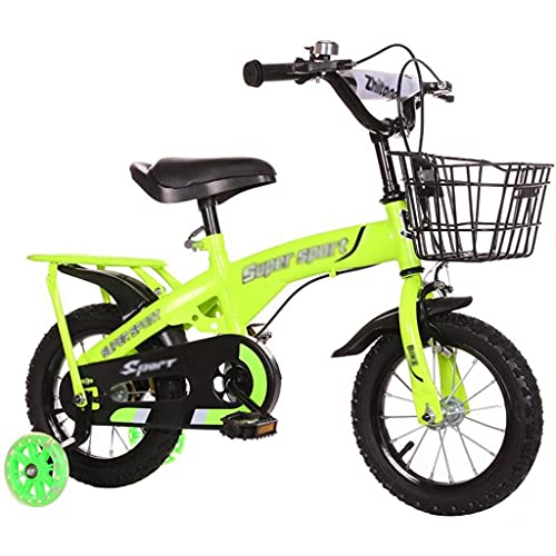 LiRuiPengBJ Bicicleta para niños Niños Bicicleta Niños Niñas Bicicletas 12 14 16 18 Pulgadas con Asiento Trasero y Canasta y Bicicletas para Niños Kickstand para Edades de 2 A 9 Años (Size : 18inch)