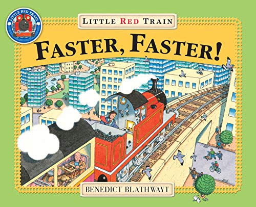 Little Red Train 6 Books Collection Set (Runaway Train, To The Rescue, Faster Faster, Green Light, Race To The Finish, Busy Day) (Children Books, Age 1 to 4, Early Reader)
