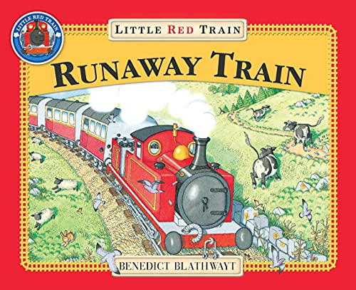 Little Red Train 6 Books Collection Set (Runaway Train, To The Rescue, Faster Faster, Green Light, Race To The Finish, Busy Day) (Children Books, Age 1 to 4, Early Reader)