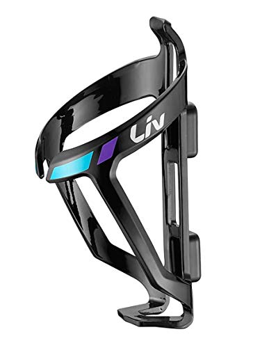 LIV Portabotellas para bicicleta de mujer, ciclismo, negro, morado, azul, Giant Bottle Cage