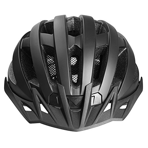 Livall Casco de Bicicleta Unisex MT1 con música, luz Trasera, Intermitente, navegación, Llamada y Sistema SOS, Color Negro Mate, 54-58 cm