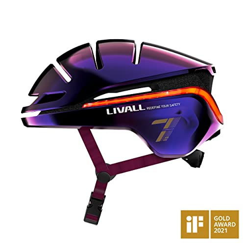 LIVALL Evo21 Casco de Ciclismo, Unisex, Ultravioleta, M 54-58CM