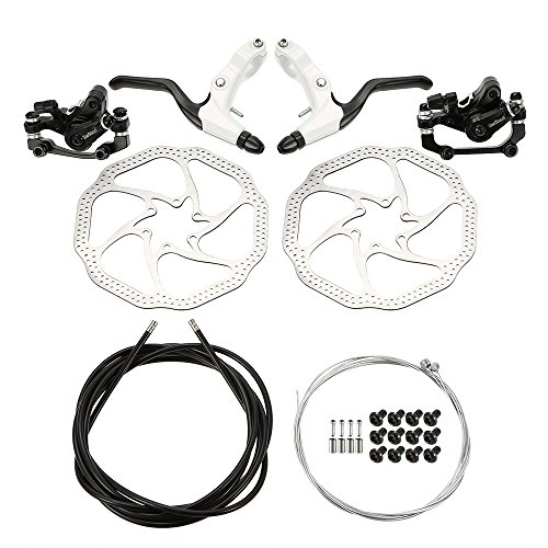Lixa-da Bicicleta de MTB Disco Izquierda Kit de Freno de Mano Palanca de Freno Cambio de Cable Cambio de Giro de Alambre Interior Conjunto