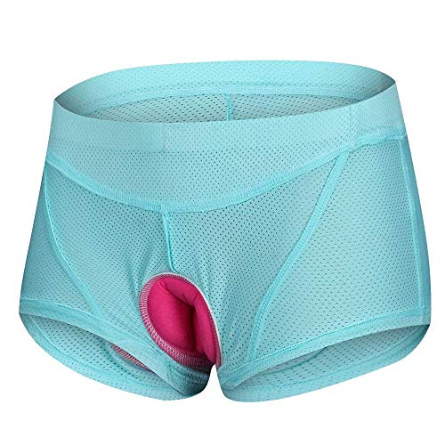 Lixada Ciclismo Ropa Interior Pantalones Cortos Deportivos de Las Mujeres Gel 3D Acolchada para Ciclismo al Aire Libre