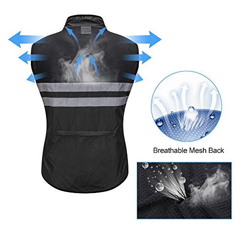 Lixada Ciclismo Sin Mangas Jersey a Prueba de Viento Transpirable MTB Bike Riding Top Chaqueta Deportiva