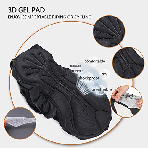 Lixada Conjunto de Maillot de Ciclismo para Hombre,Ropa de Bicicleta, Chaqueta de Invierno de Lana Térmica de Manga Larga y Pantalón con Pechera Acolchado 3D