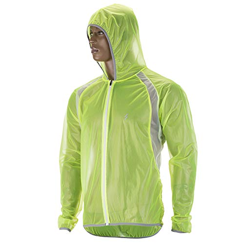 Lixada Impermeable Chaqueta de Ciclismo MTB Wind Coat Road Bicicleta Chaqueta Impermeable para Hombres y Mujeres