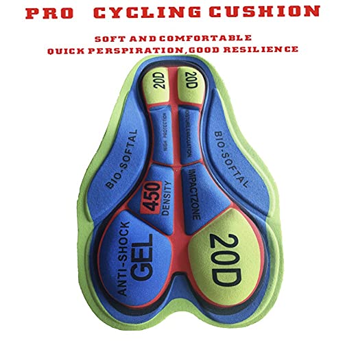LIXIAOHONGG Traje Equipacion Ciclismo Hombre,Maillot Ciclismo Manga Corta,Ciclismo Maillot Acolchado 20D for Verano Deportes Al Aire Libre Ciclo Bicicleta (Color : White, Size : D(XL))