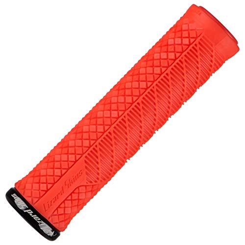 Lizard Skins Charger EVO - Puños de Bicicleta Unisex, Color Rojo, Talla única