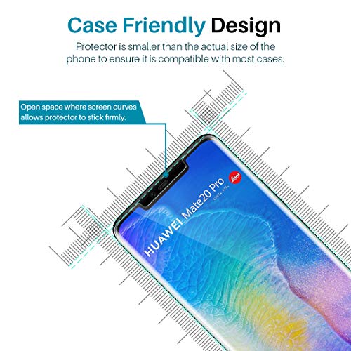 LϟK 3 Pack Protector de Pantalla para Huawei Mate 20 Pro - HD Película Flexible Transparente Película de TPU Sin Burbujas Funda Compatible Sin Bordes Levantados Instalación Fácil