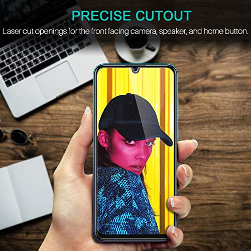 LK Compatible con Huawei P Smart 2019 / Honor 10 Lite Protector de Pantalla,3 Pack,9H Dureza Cristal Templado, Equipado con Marco de Posicionamiento,Vidrio Templado Screen Protector
