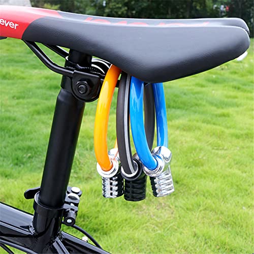 LKJYBG Bicycle Anti-Theft Ring Lock Bicycle Mini Safety Lock Alloy Lock Core Portable Bike Accessories Green