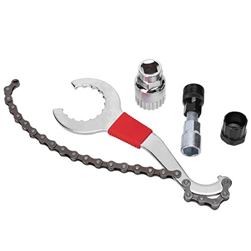 Llave de bicicleta de carretera Juego de herramientas de desmontaje del volante, G401 Llave de bicicleta de carretera con cadena Herramienta de reparación de desmontaje del volante de bicicleta de mon