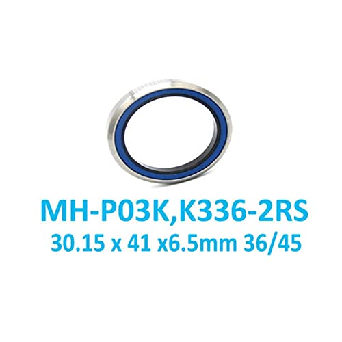 LLMXFC 1-1/8"rodamiento MH-P03K (30.15 x 41 x6.5mm 36/45) K336-2RS MH-P08 MH-P08H7 Rodamiento de Auriculares de Doble Sello para Bicicletas ACB336 TH-873 (Diameter : MH P08H8)