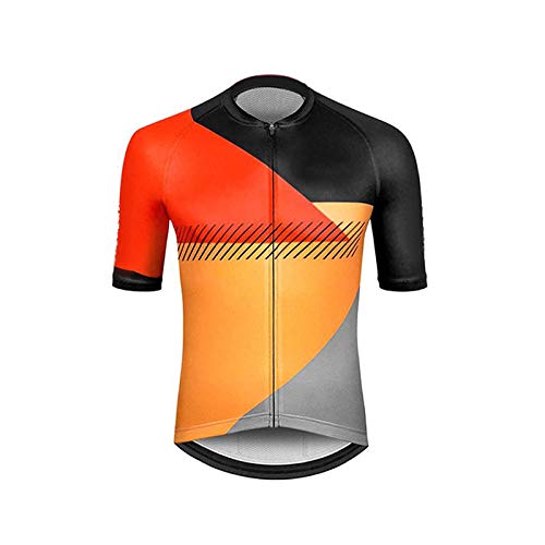 LLYY Conjunto de Maillot de Ciclismo, Maillot de Ciclismo Transpirable del Equipo Profesional, Ciclismo, Ropa, Pantalones Cortos con Tirantes, Trajes, Ropa de Bicicleta-4_XS