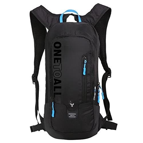 Local Lion 6L Mochilas de Hidratacion Ciclismo al Aire Libre de Unisex Multifuncional Impermeable de Poliester para Viaje Negro