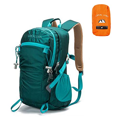 Local Lion Mochila 20L/30L Ciclismo Senderismo Impermeable para Alpinismo Camping al Aire Libre Mochila de Trekking con Cubierta de Lluvia