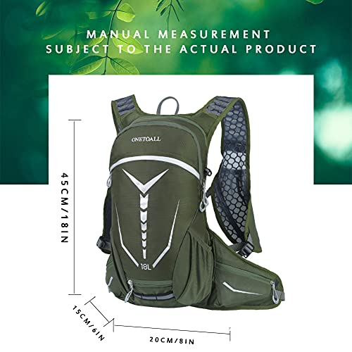 Local Lion Mochila de Ciclismo 12L/18L Unisex Impermeable con Funda de Casco, Adecuado para Senderismo Running Montanismo Camping Viaje Deporte al Aire Libre