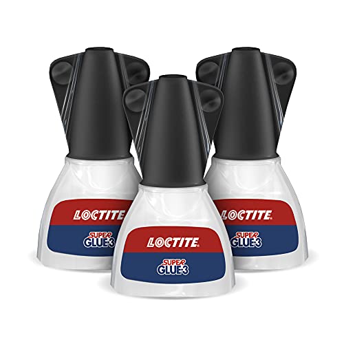 Loctite 2784726 Super Glue, Pack de 3, Transparente, 3x5 g