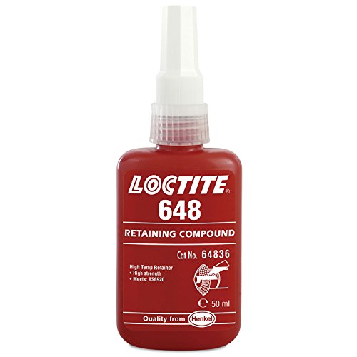 Loctite Genuina de alta resistencia curado rápido de retención Botella Compuesto Henkel 648 x 50 ml Press Fit