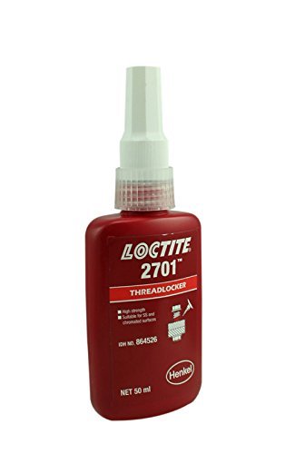 Loctite Henkel genuina 2701 Maximum Strength - Adhesivo de roscas - 50 Ml