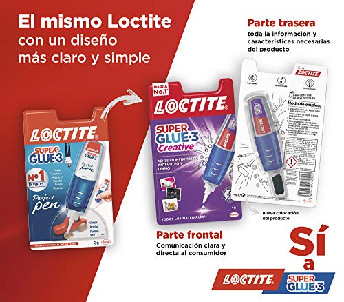 Loctite Super Glue-3 Perfect Pen, adhesivo transparente con forma de bolígrafo + Limpia Pegamento, quita pegamento para corregir objetos mal pegados o despegar dedos