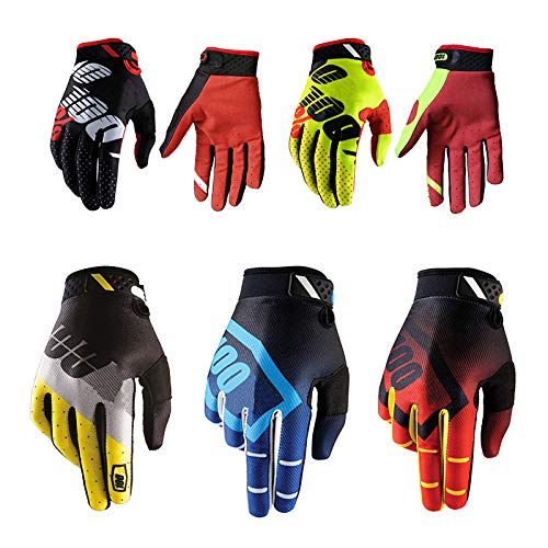 Loe Bicicleta al aire libre Guantes de la motocicleta Racing Cross Country Motorcycle 100% guantes de motocicleta fuera de carretera Guantes de carreras para hombres y bicicletas para mujer MTB Downhi