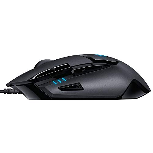 Logitech G402 Hyperion Fury Ratón Gaming con Cable, Seguimento Óptico 4,000 DPI, Peso Reducido, 8 Botones Programables, PC/Mac - Negro