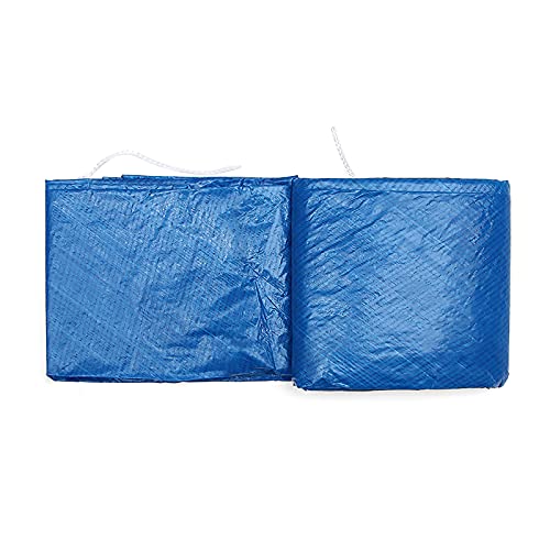 Lona de protección para tubular, 305 cm, color azul redondo, cubierta de piscina, marco impermeable, cubierta de piscina antipolvo, piscina sobre la parte superior del tejido plegable portátil