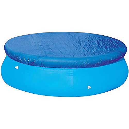 Lona de protección para tubular, 305 cm, color azul redondo, cubierta de piscina, marco impermeable, cubierta de piscina antipolvo, piscina sobre la parte superior del tejido plegable portátil
