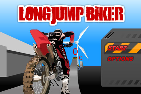 Long Jump Biker Free
