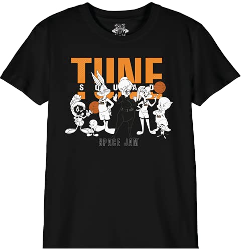 Looney Tunes BOSPJ2MTS005 Camiseta, Negro, 12 años para Niñas