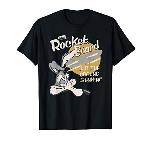 Looney Tunes Wile E Coyote Rocket Board Camiseta